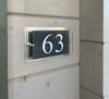 Personalized Address Plaque - Modern House Number Sign - Custom House Number Plaque - Housewarming Gift - Outdoor Street Address Porch Sign