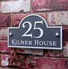Personalized House Number Sign - Modern Address Plaque - Custom House Number Plaque - Housewarming Gift - Outdoor Street Address Porch Sign