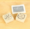 Custom Rubber Stamp, Personalized Stamp from your Design or Logo, Business Logo Stamp, Wedding Invitation, Wedding Card, Wood Stamp