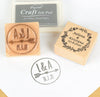Custom Rubber Stamp, Personalized Stamp from your Design or Logo, Business Logo Stamp, Wedding Invitation, Wedding Card, Wood Stamp