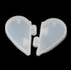 Connecting Heart Pendant Mold, Joining Heart Puzzle Mold, Resin Molds, Keychain Mold, Resin Jewelry Mold, UV Resin Molds, Heart Keyring