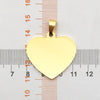 Small Heart Charm - Dainty Gold Silver Black Blue Rainbow Mini Heart Add On Charm - Dainty Heart - Love Inspired Gold Heart Pendant Jewelry