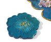 Flower Coaster Mold, Resin Casting Molds, Silicone Epoxy Tray Mold, Agate Making Mould Tool, Home DIY Accessory, Transparent Fluid