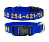 Personalized Dog Collar, Custom Collar Embroidered with Pet Name Phone Number, Pet Collar, Personalized Dog Collar, Small Medium Large Dogs