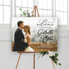 Custom Photo Wedding Welcome Sign - Personalized Wedding Sign - Wedding Signage - Wedding Decor - Bridal Shower Sign Printed Physical