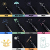 10 Pcs Metallic Marker Pens Card Making Craft Diary Scrapbooking Rock Painting Stone - Art Painting - Diary Planner Journal Pens Stationery