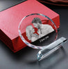 Custom Crystal Photo, Personalised Round Photo Block, Personalized Gift, Christmas Gift, Unique Gifts, Custom Photo Gifts, Couple Gift