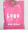 200 Pcs Custom Shopping Bags with Logo for Boutique - Personalized Plastic Bags with Logo Custom Merchandise Bags with Logo for Business