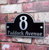 Personalized House Number Sign - Modern Address Plaque - Custom House Number Plaque - Housewarming Gift - Outdoor Street Address Porch Sign