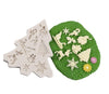 Christmas Mold - Christmas Tree Snowflake Reindeer Bells Santa Sledge Silicone Mould - Fondant Cake Chocolate Resin Clay Sugarcraft Decor