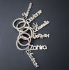 Personalized Name Keychain, Custom Keyring, Your Name Keychain, Stainless Steel Keychain, Durable Metal Key Chain, Nametag Luggage Tag