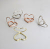 20 Pcs Wedding Place Card Holder - Metal Photo Clips - Romantic Heart Shape - Desktop Decor Table Number Stand Name Clips - Message Clips