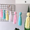 Tassel Garland Decor For Nursery, Cotton Tassel Bunting Banner, Baby Girl Tassel Garland Room Decor, Birthday Tassel Garland Photo Backdrop
