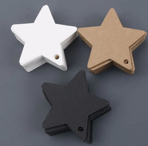 50 Sar Kraft Tags - Shipping Tags Supplies Paper Goods Merchandise Tags Bulk Discount Product Label - Blank Jewelry Gift Tags Rustic