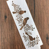 Bird Stencil - Tree Stencil - Nature Stencil - Craft Stencils - Wall Stencil - Paint Stencils - Painting Stencils - Airbrush Stencils