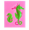 Seahorse Silicone Mold - For Fondant Mousse Cake Chocolate Decoration Candle Plaster DIY Crafting Resin Moulds Soap Mold Polymer Clay