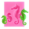 Seahorse Silicone Mold - For Fondant Mousse Cake Chocolate Decoration Candle Plaster DIY Crafting Resin Moulds Soap Mold Polymer Clay