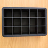 Ice Cube Mold with 15 Cubes - Silicone Soap Making Chocolate Candy Mold Tray