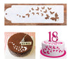 Butterflies Stencil For Cake Decorating - Craft- Stencils for Painting- Stencils - Butterfly Stencil - Butterflies Painting Stencil