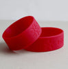 Custom Wristbands - Thick Personalized Text Printing - Rubber Silicone Bracelet Events, Motivation, Gifts, Cancer Support, Fundraisers