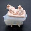 Sleeping Baby Mold - 3D Sweetie Baby Shower Silicone Mould - Fondant Cake Chocolate Resin Clay Soap Plaster Sugarcraft Decoration Baking