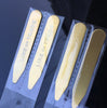 Personalized Collar Stays - Custom Collar Stiffeners - Custom Wedding Gift - Text Engraving - Groomsman Gift - Father's Day - Gift for Him