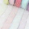 Organza Star Ribbon, Gift Wrapping, Weddings, Invitations, Sashes, Crafts, hair bow, Party Supply, Halloween, Christmas