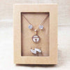 Kraft Jewelry Boxes, Paper Boxes Earring Card Necklace Card, Small Packaging Boxes For Earring Necklace Ring, Bulk Wholesale Gift Box