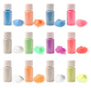 12 Pcs Glow in the Dark Mica Powder - Luminous Pigment Powder - Epoxy Resin Coloring - Mica Pigment for Slime Soap Coloring Dye - Bath Bombs