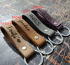 Custom Leather Key Chain, Personalized Leather Keychain, Customized Keychain, Coordinates Key Chain Longitude Latitude Keychain, Best Gift