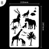 Animal Stencil - Dinosaur People Tree Flower Graduation Fish Craft Stencils - Wall Stencil - Paint Painting Stencils - Airbrush Stencils