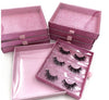 Personalized Eyelash Packaging - Custom Logo Lash Packaging - Eyelash Boxes - Wholesale Lash Fuschia Boxes - Empty False Eyelashes Packaging