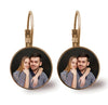 Picture Earrings, Personalized Dangle Earrings, Photo Gifts Jewelry, Custom Photo Earrings, Gift For Her, Best Friend Gift Charm, Girlfriend