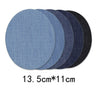 Dark Blue, Light Blue or Black Denim Stretch Jean Patches Super Strong Iron On Sew On, Quilting, Applique, Sewing, Coasters, Trivets, Crafts