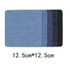 Dark Blue, Light Blue or Black Denim Stretch Jean Patches Super Strong Iron On Sew On, Quilting, Applique, Sewing, Coasters, Trivets, Crafts