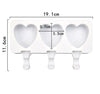 Heart Ice Cream Mold - Ice Lolly Mould - Silicone Ice Cream Maker - Ice Pop Molds