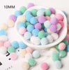 Rainbow Wool Felt Pompoms Wholesale -Felt Pom Poms Wholesale - DIY Loose Felt Ball Garland - Wool Felt Balls - Choose Color Quantity