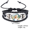 Personalized Photo Engraved Bracelet for Women - Custom Photo Leather Bracelet -Gift for Her Wife Girlfriend - Birthday Anniversary