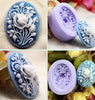 Flower Mold - Spring Large Guest Soap Size Flower Mold - Silicone Large Flowers Mould - Chocolate Fondant Molds -Wax Butter Polymer Clay