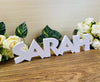 Custom Wedding Name Sign - Personalized Wedding Sign - Freestanding Table Décor Centerpiece - Surname Sign - Wedding Table - Nursery Decor