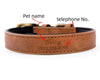 Personalized Leather Dog Collar, Custom Dog Collar with Name Plate, Engraved Dog Collar, Leather Dog Collar, Small Medium Large Dogs