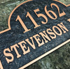 Custom Address Plaque - Personalized House Number Plaque - Housewarming Gift - Outdoor Street Porch Sign - Modern House Number Sign
