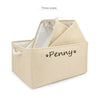 Custom Foldable Pet Toy Storage Basket - Customized Kids Toy Organizer - Personalized Dog Toy Basket Dog Toys Storage Bag Dog Toy Bin