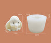3D Elephant Silicone Mold Candle Mold For Fondant Mousse Cake Chocolate Decoration Plaster DIY Crafting Resin Moulds Soap Mold Polymer Clay