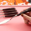 5 Pcs Oil Painting Palette Knife Set - Canvas Painting Artist Knives For Oil Based and Acrylic Paints Create Textures and Effects