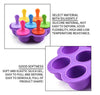 Ice Lolly Mould - Ice Cream Mold - Silicone Ice Cream Maker - Ice Pop Molds - Maker for Kids