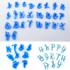 26 Pcs Alphabet Stamps, Letter Stampings, Number Letters Fondant Clay Stamp Press, Soap Stamp Press, 0-9 and A-Z, Polymer Clay Letter Stamp