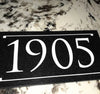 Custom Address Plaque - Modern House Number Sign - Black Personalized House Number Plaque - Housewarming Gift - Outdoor Street Porch Sign
