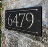 Custom Address Plaque - Modern House Number Sign - Black Personalized House Number Plaque - Housewarming Gift - Outdoor Street Porch Sign