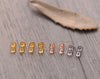 Earring Backs Replacements -Earring Backings - Earring Stoppers, Earring Nuts, Clutch, Stud - Jewelry Making Supplies - Gold Silver Rose